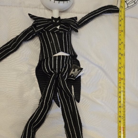 DISNEY Nightmare Before Christmas JACK SKELLINGTON Whire Plastic Head Decor Fun - Picture 5 of 6